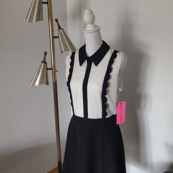 Betsey Johnson Dresses & Skirts - Black and White Vintage Style Dress Size 10